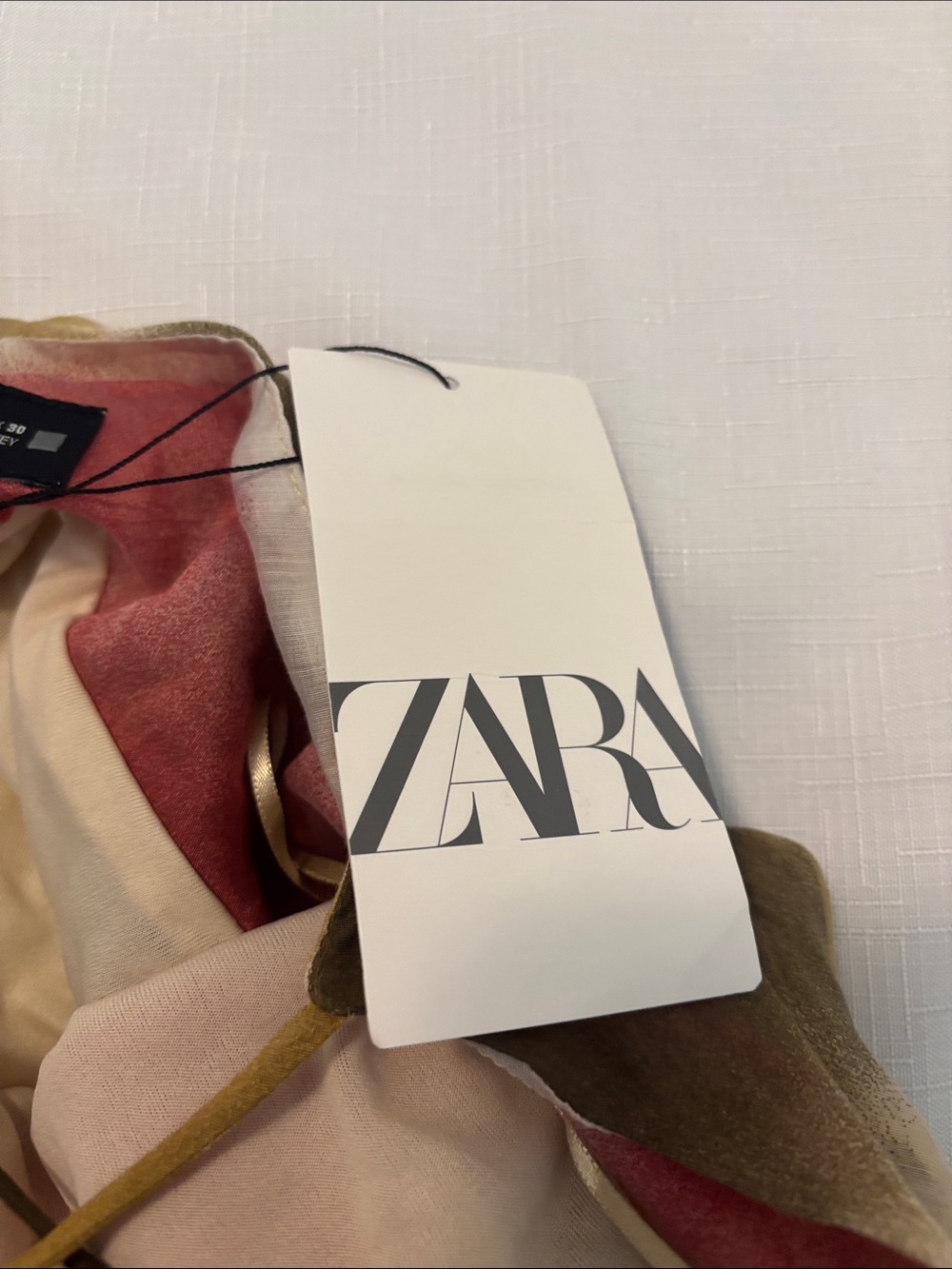 Zara Multicolor Tie-Dye Maxi Dress w/ Beaded Strap Detail SZ L Slip summer dress - Picture 6 of 12